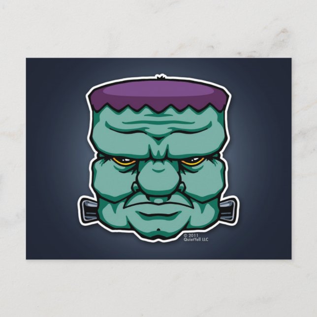 Cartão Postal Monstro de Frankenstein (Frente)