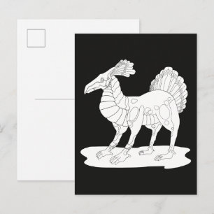Cartão Postal Monstro de Metal