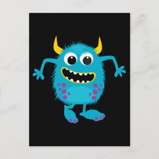 Cartão Postal Monstro de retrorreflectores personalizado