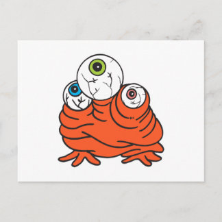 Cartão Postal monstro de três olhos