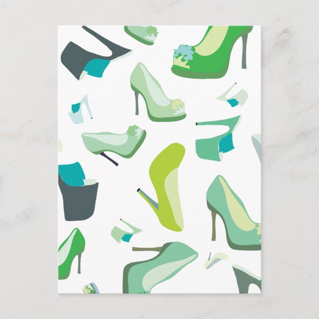 Cartão Postal Monstro do calçado para a Vida (Frente)