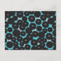 Monstros engraçados e pretos