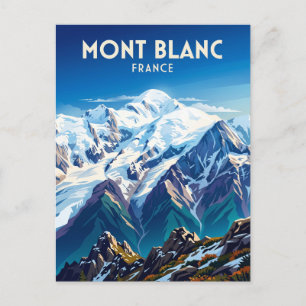 Cartão Postal Mont Blanc França