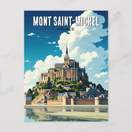 Cartão Postal Mont Saint-Michel