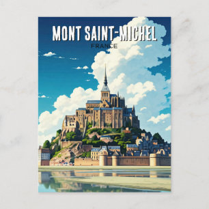 Cartão Postal Mont Saint-Michel