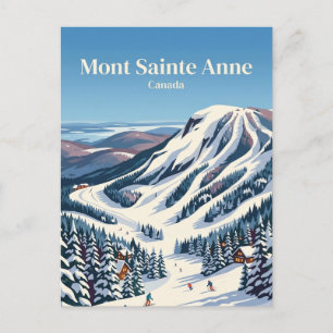 Cartão Postal Mont Sainte Anne Canadá