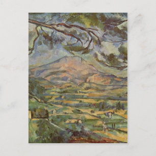 Cartão Postal Mont Sainte-Victoire by Paul Cézanne