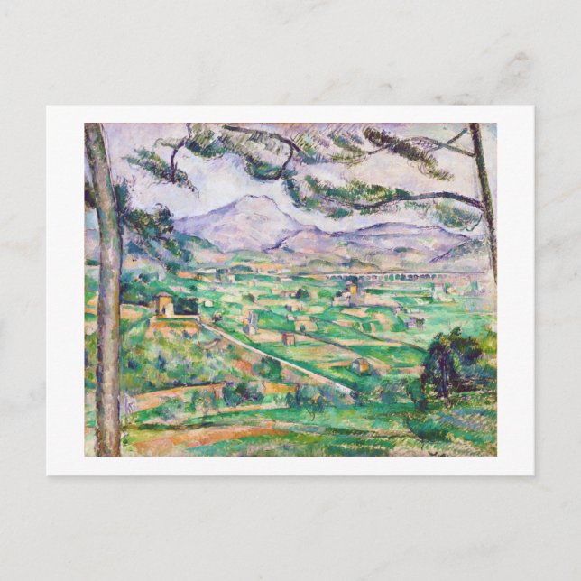 Cartão Postal Mont Sainte-Victoire, Paul Cezanne (Frente)