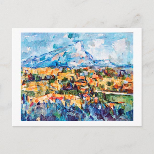 Cartão Postal Mont Sainte-Victoire, Paul Cezanne (Frente)