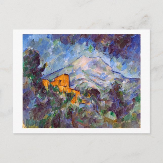 Cartão Postal Mont Sainte-Victoire, Paul Cezanne (Frente)
