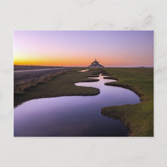 Cartão Postal Mont-Santo-Michel (Frente)