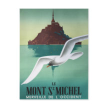 Mont-Santo-Michel mouette