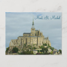 Cartão Postal Mont Sint Michel Unesco Heritage, França