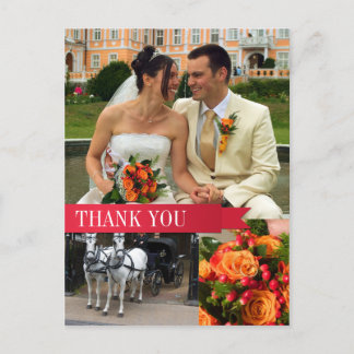 Cartão Postal Montagem fotográfica Red Frison 3 casamento obriga