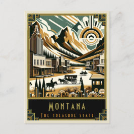 Cartão Postal Montana | Art Deco