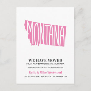 Cartão Postal MONTANA Mudamos Novo endereço Nova Casa 