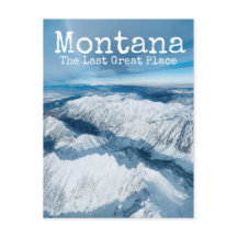 Montana, o último Excelente das montanhas de neve 