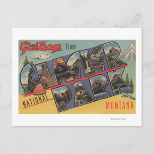 Cartão Postal Montana - Parque Nacional Glacier