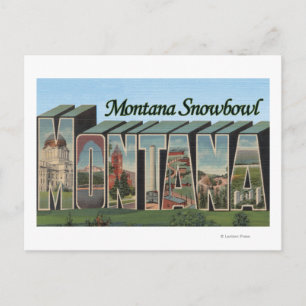 Cartão Postal Montana Snowbowl, Montana