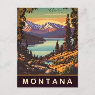 Cartão Postal Montana, Viagem