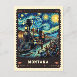 Cartão Postal Montana | Vincent Van Gogh inspirado