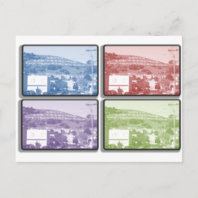 Cartão Postal Montanha - 4 Quadros (Frente)