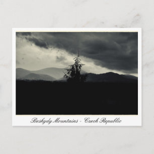 Cartão Postal Montanha Beskydy, Lysa Hora, Morava República Chec