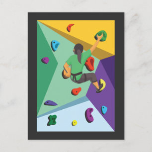 Cartão Postal Montanha Boulding Adventure Bouldering