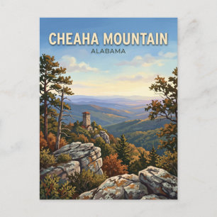 Cartão Postal Montanha Cheaha Alabama