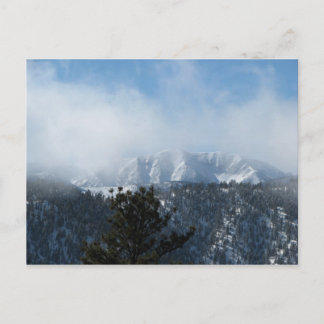 Cartão Postal Montanha coberta de neve