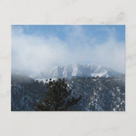 Cartão Postal Montanha coberta de neve