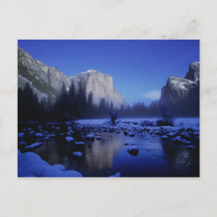 Cartão Postal Montanha El Capitan, Parque Nacional de Yosemite,