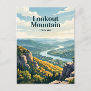 Cartão Postal Montanha Lookout Tennessee