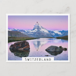 Cartão Postal Montanha Matterhorn em Zermatt, Suiça