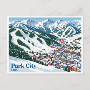 Cartão Postal Montanha Park City Utah