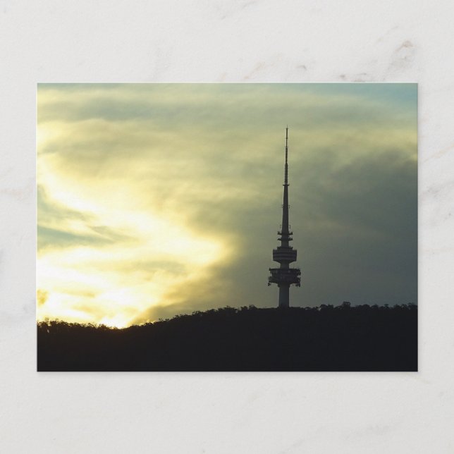 Cartão Postal Montanha preta (Frente)