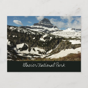 Cartão Postal Montanha Reynolds desde Logan Pass em Glacier Park