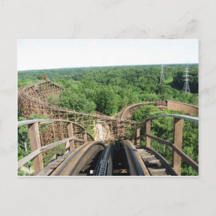 Cartão Postal Montanha-russa Beast no Kings Island