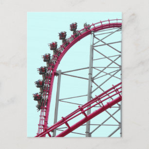 Cartão Postal Montanha-russa X2 Six Flags Magic Mountain