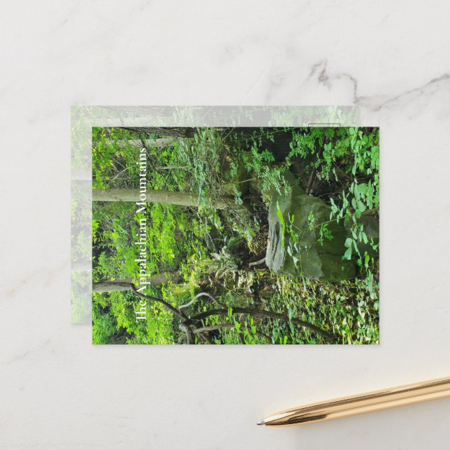 Cartão Postal Montanhas Appalachian (Frente/Verso In Situ)