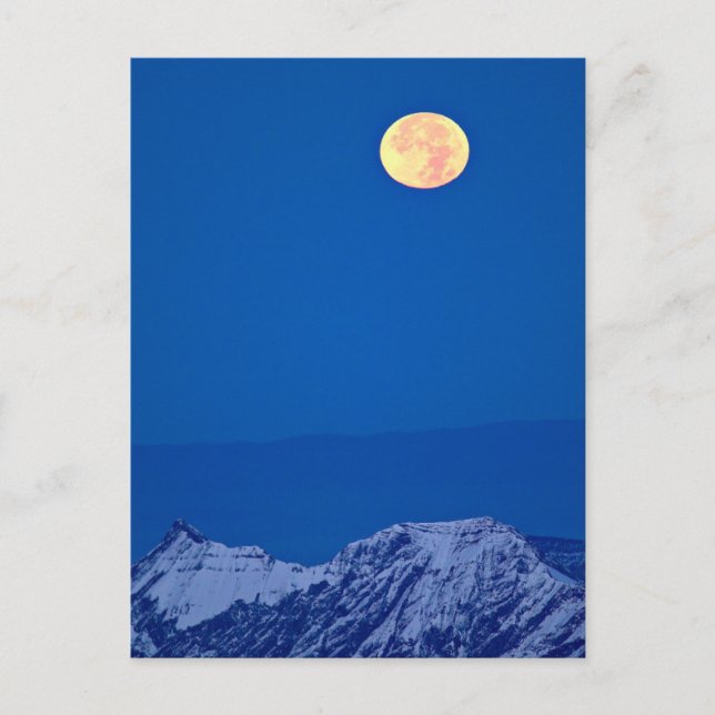 Cartão Postal Montanhas Aravis | Cordilheira do Mont Blanc (Frente)