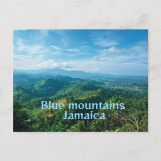 Cartão Postal Montanhas azuis jamaica