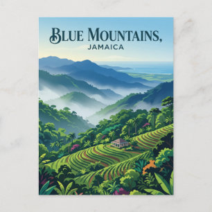 Cartão Postal Montanhas Azuis Jamaica