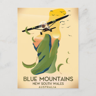 Cartão Postal Montanhas Azuis Nova Gales do Sul Austrália