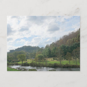 Cartão Postal Montanhas Azuis Rurais da Carolina do Norte