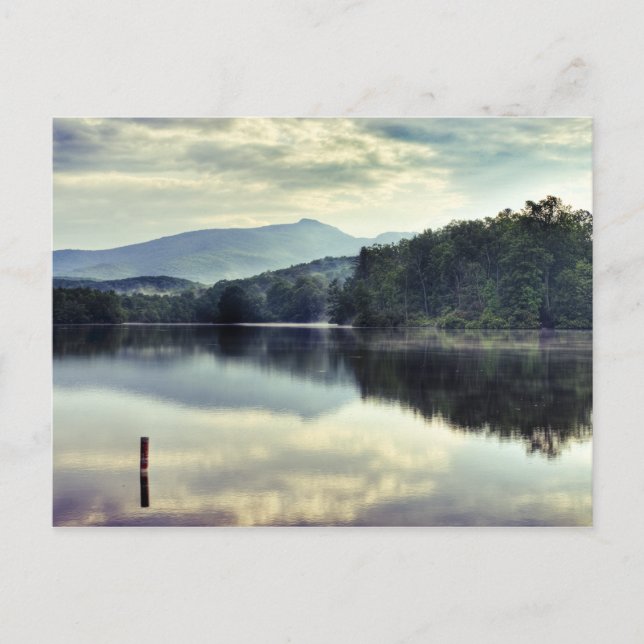 Cartão Postal Montanhas Blue Ridge (Frente)