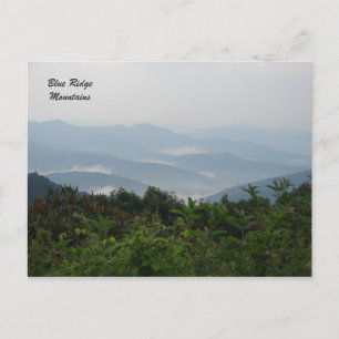 Cartão Postal Montanhas Blue Ridge