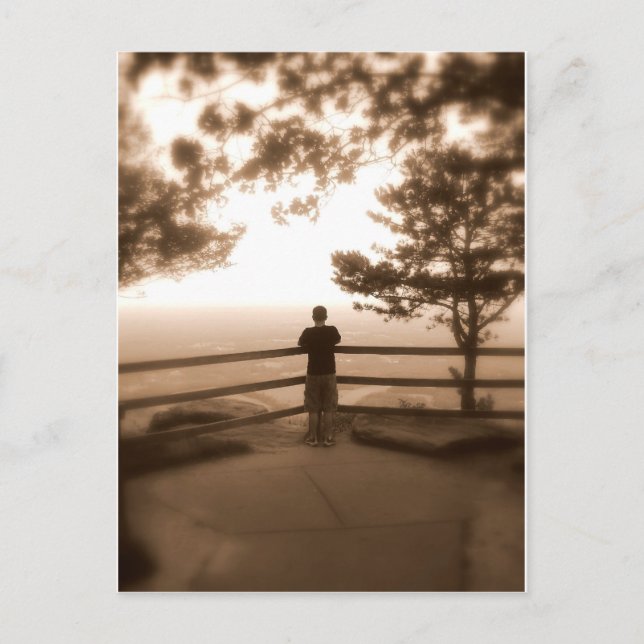 Cartão Postal Montanhas Blue Ridge (Frente)