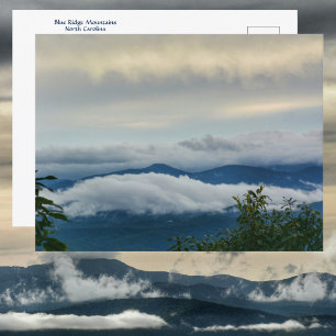 Cartão Postal Montanhas Blue Ridge Carolina do Norte Fotográfico