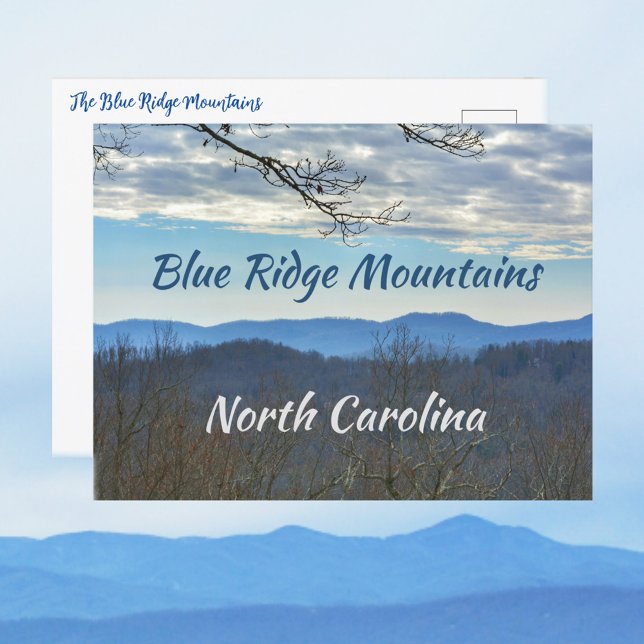 Cartão Postal Montanhas Blue Ridge da Carolina do Norte Fotográf (Criador carregado)